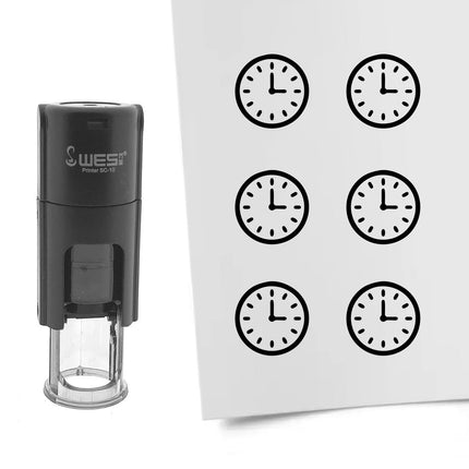 Tampon encreur horloge - Ø10 mm