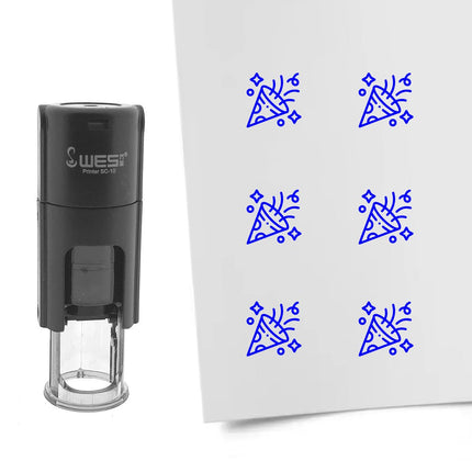Tampon encreur confetti - Ø10 mm