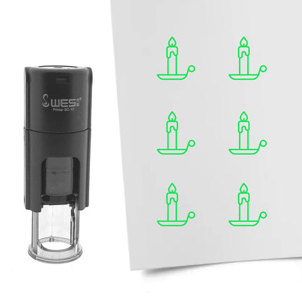 Tampon encreur bougie - Ø10 mm