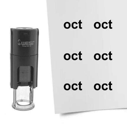 Tampon encreur octobre - Ø10 mm