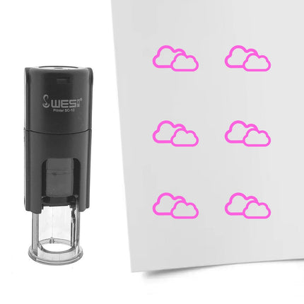 Tampon encreur nuageux - Ø10 mm
