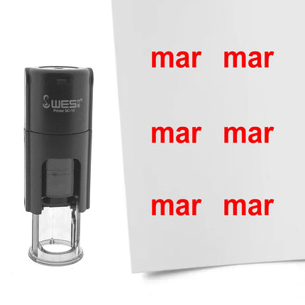 Tampon encreur mars - Ø10 mm