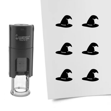 Tampon encreur chapeau de sorcière - Ø10 mm