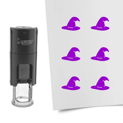 Tampon encreur chapeau de sorcière - Ø10 mm