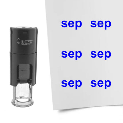 Tampon encreur septembre - Ø10 mm