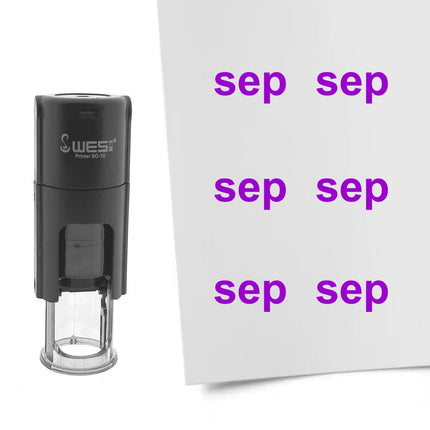 Tampon encreur septembre - Ø10 mm