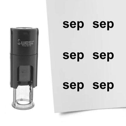 Tampon encreur septembre - Ø10 mm