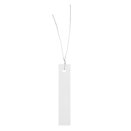 Étiquettes à suspendre PVC - 100 x 18 mm - 250 étiquettes