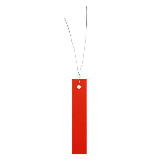 Étiquettes à suspendre PVC - 100 x 18 mm - 250 étiquettes