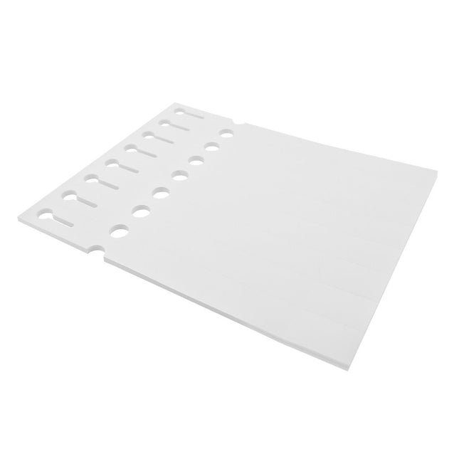 Étiquettes à boucle blanches - 250 x 25 mm - pour imprimante laser - 200 étiquettes