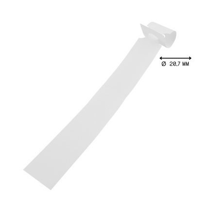 Étiquettes à boucle personnalisées - 250 x 25 mm - 200 étiquettes