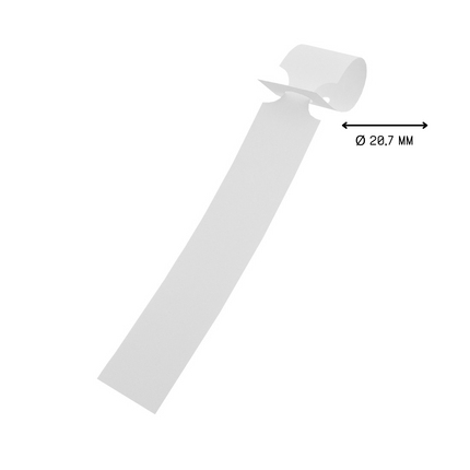 Étiquettes à boucle personnalisées - 210 x 25 mm - 198 étiquettes