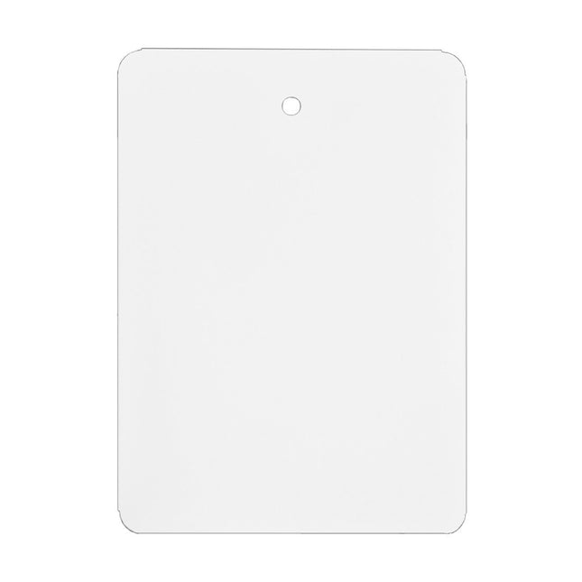 Étiquettes à suspendre blanches PET - 148,5 x 105 mm - 100 étiquettes