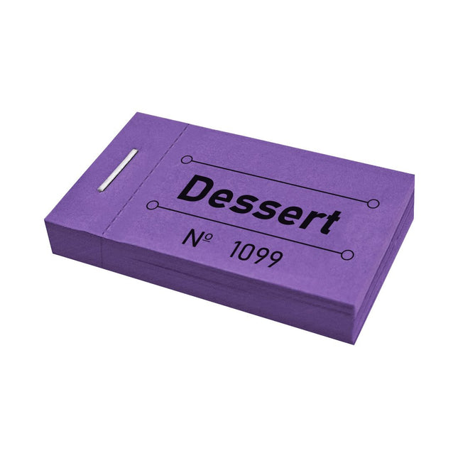 Carnet de tickets dessert - 50 tickets