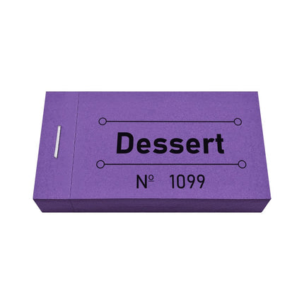 Carnet de ticket dessert - 50 tickets