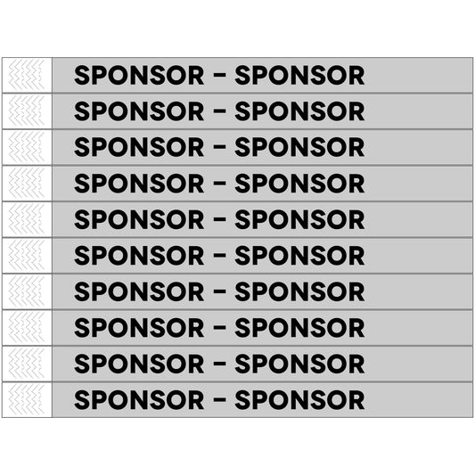 Bracelets Sponsor Tyrex - 100 bracelets