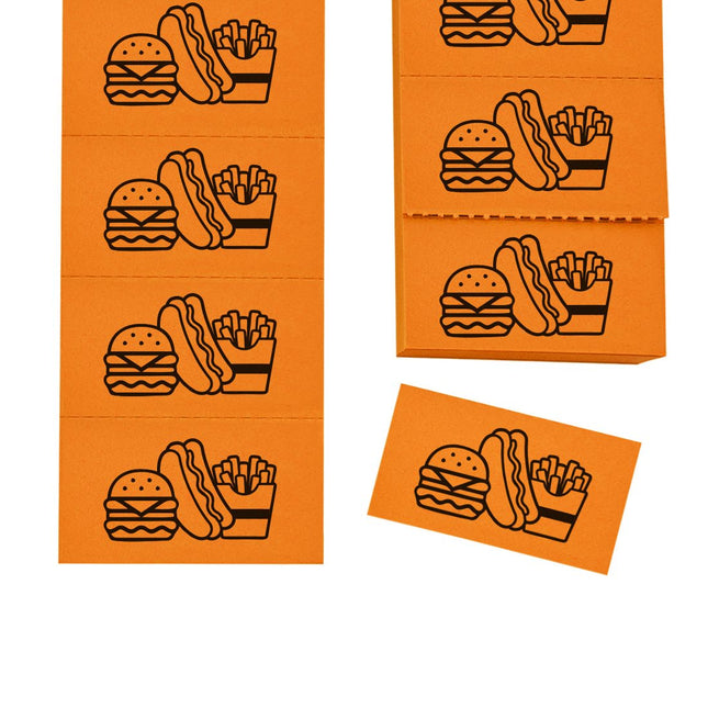 Carnet de tickets repas sur bande - 1000 tickets