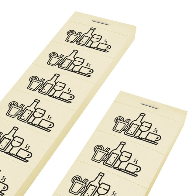 Carnet de tickets boisson sur bande - 1000 tickets