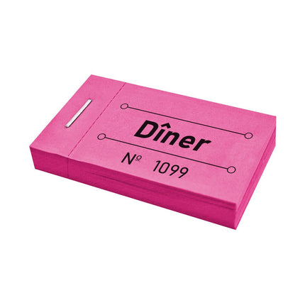 Carnet de tickets dîner - 50 tickets