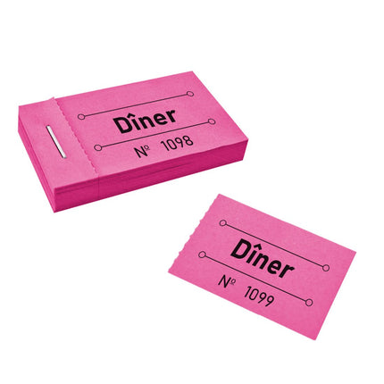 Carnet de tickets dîner - 50 tickets