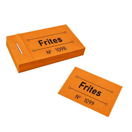 Carnet de tickets frites - 50 tickets