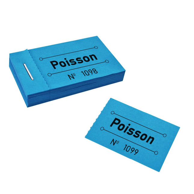 Carnet de tickets poisson - 50 tickets