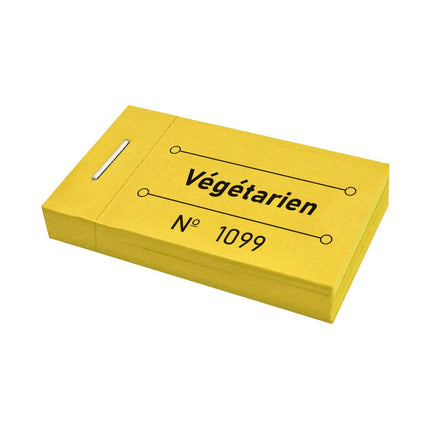 Carnet de tickets végétarien - 50 tickets
