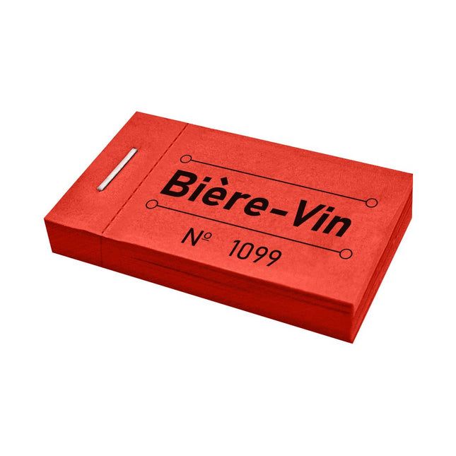 Carnet de tickets bière-vin - 50 tickets