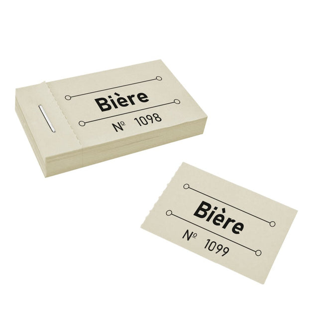 Carnet de tickets bière - 50 tickets