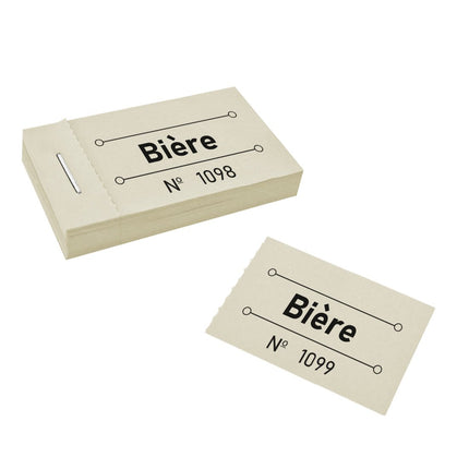 Carnet de tickets bière - 50 tickets