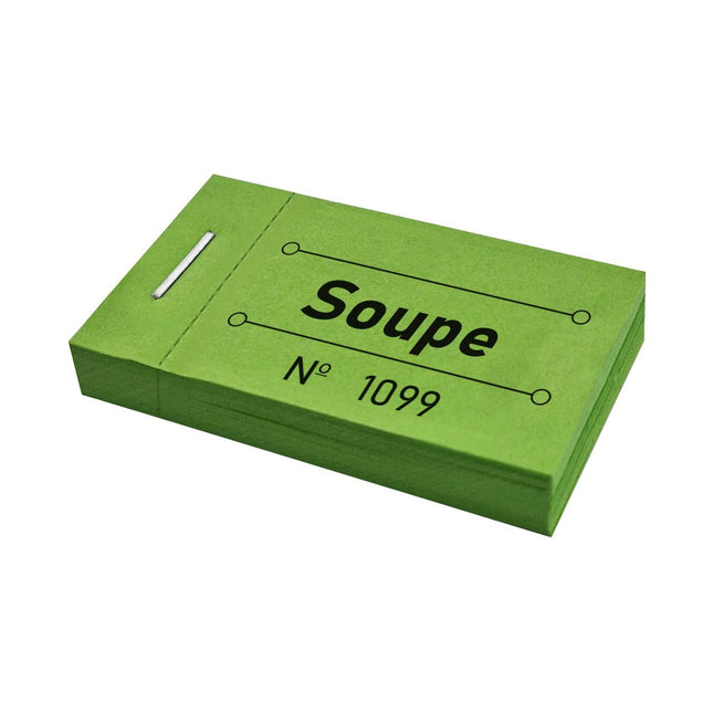 Carnet de tickets soupe - 50 tickets