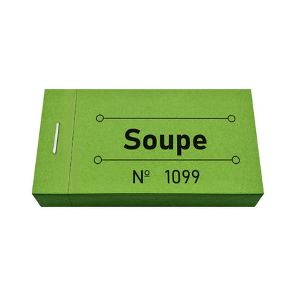 Carnet de tickets soupe - 50 tickets