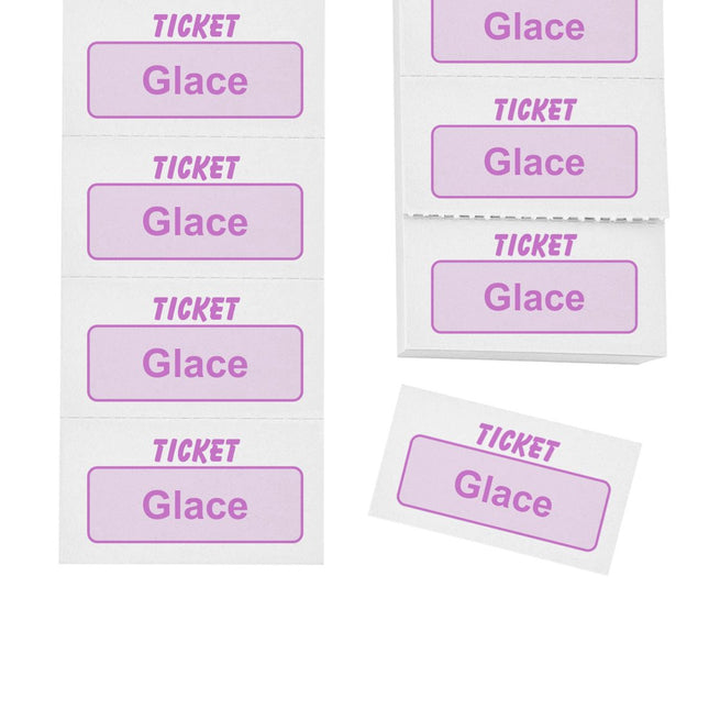 Carnet de tickets glace - 1000 tickets