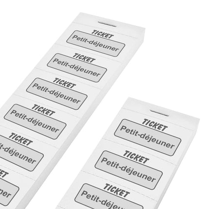 Carnet de tickets petit-déjeuner - 1000 tickets