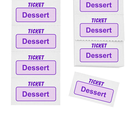 Carnet de tickets dessert - 1000 tickets