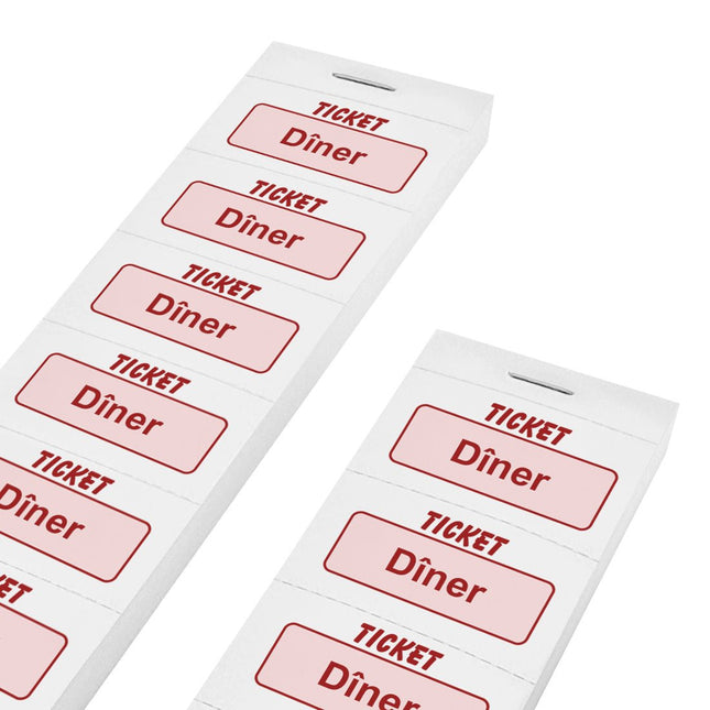 Carnet de tickets dîner - 1000 tickets