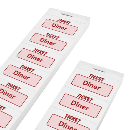 Carnet de tickets dîner - 1000 tickets
