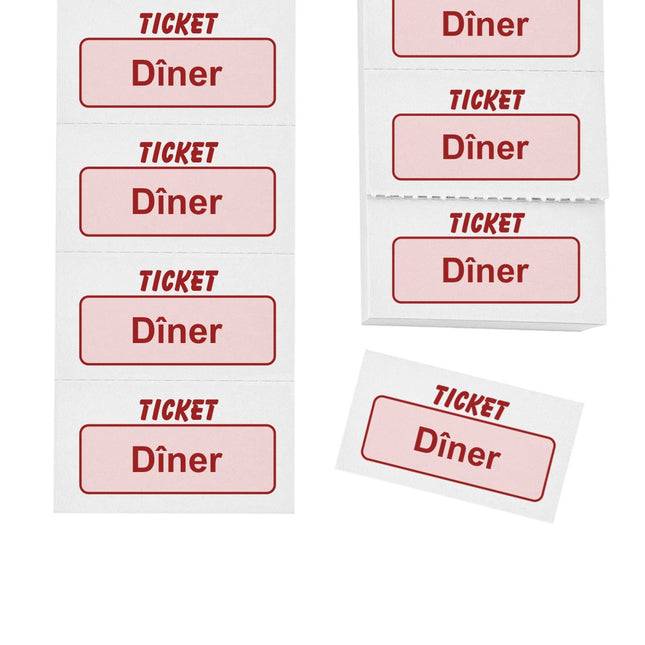 Carnet de tickets dîner - 1000 tickets