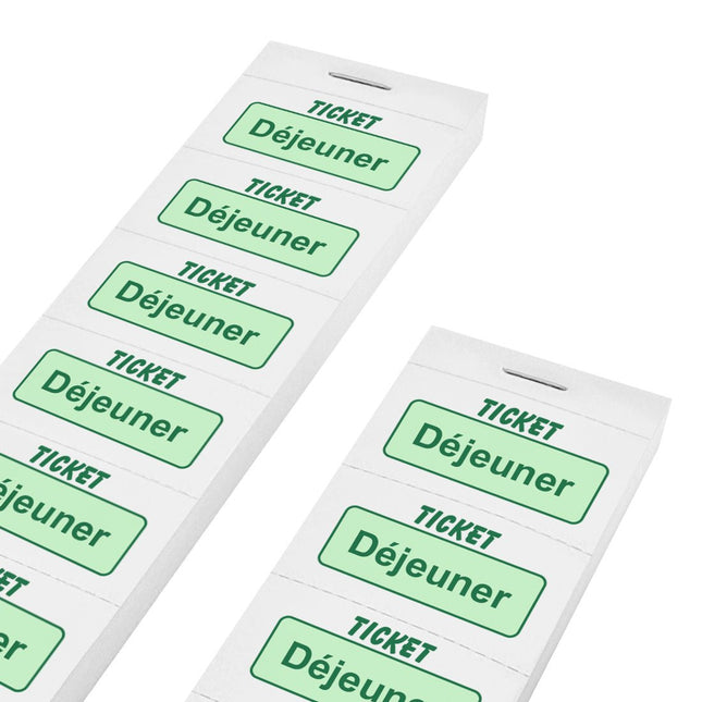 Carnet de tickets déjeuner - 1000 tickets
