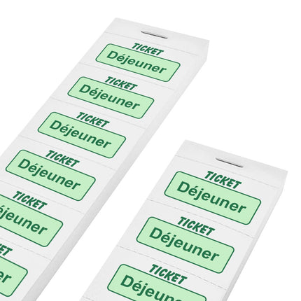 Carnet de tickets déjeuner - 1000 tickets