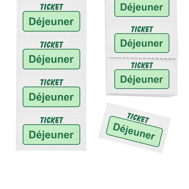 Carnet de tickets déjeuner - 1000 tickets