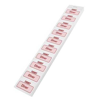 Carnet de tickets dîner - 1000 tickets
