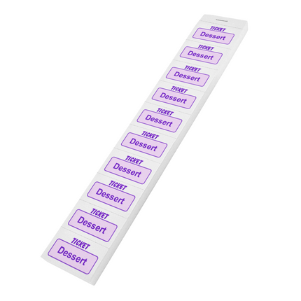 Carnet de tickets dessert - 1000 tickets