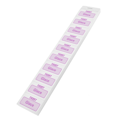 Carnet de tickets glace - 1000 tickets