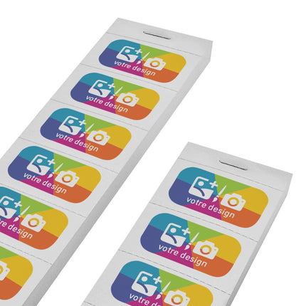 Carnet de tickets à personnaliser en couleur - 1000 tickets