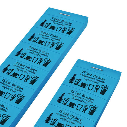 Carnet de tickets boisson uniquement valable aujourd'hui  - 1000 tickets
