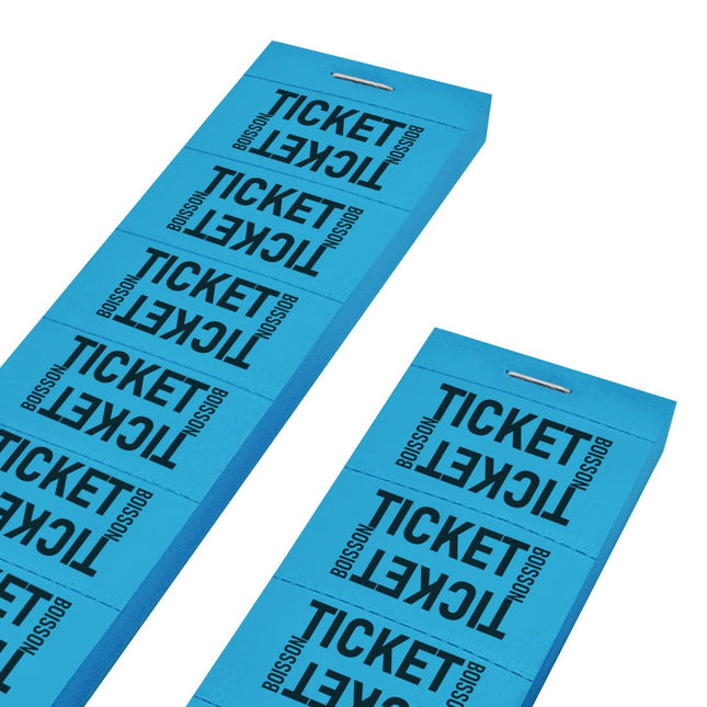Carnet de tickets boisson avec texte - 1000 tickets