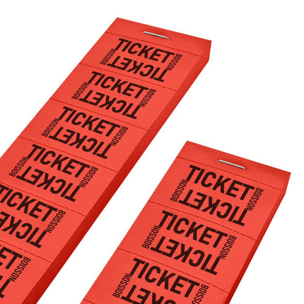 Carnet de tickets boisson avec texte - 1000 tickets