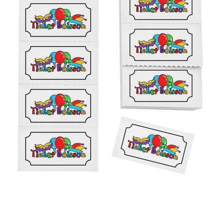 Carnet de tickets boisson carnaval - 1000 tickets