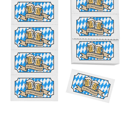 Carnet de tickets boisson fête de la bière - 1000 tickets